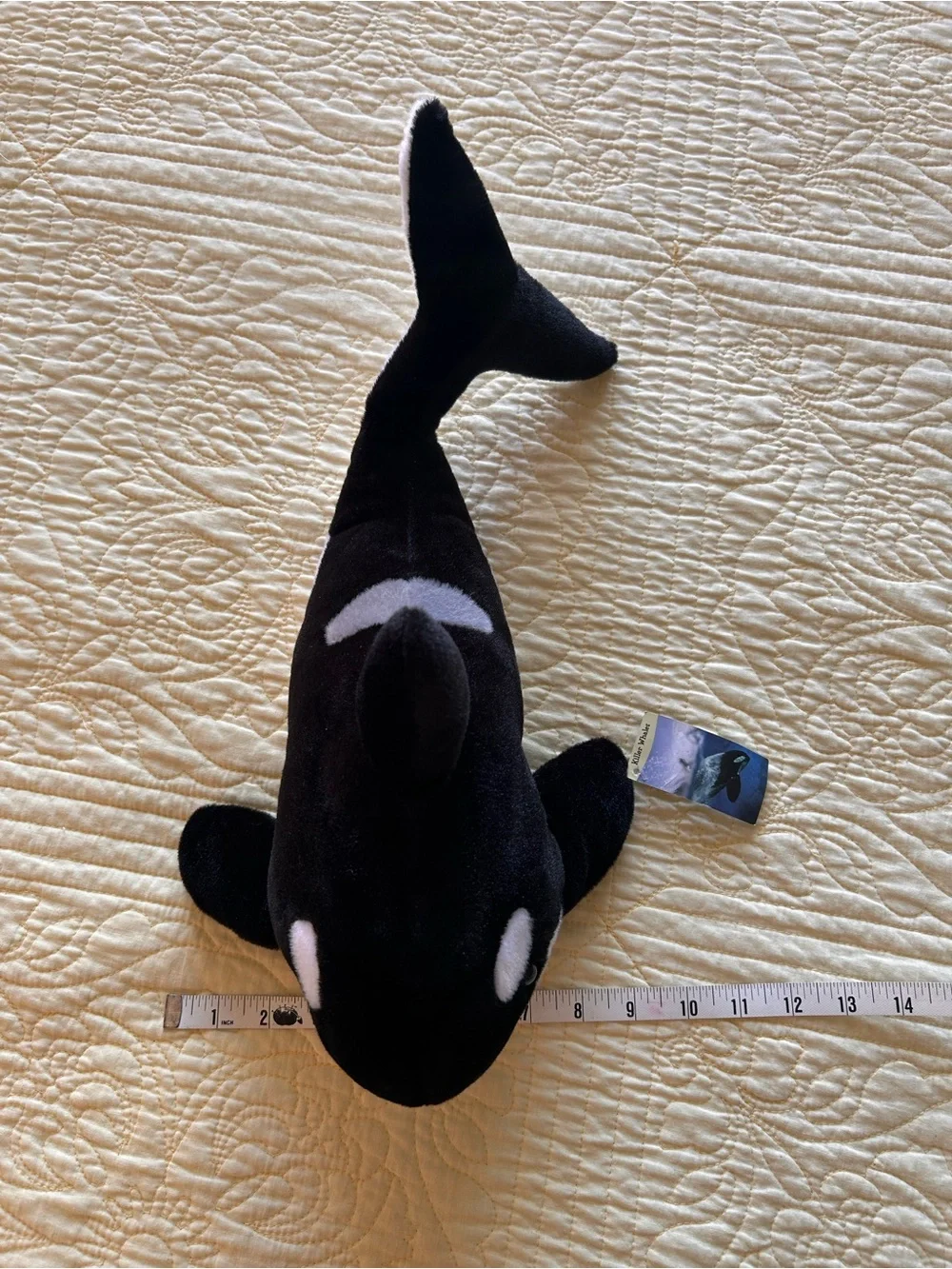 NWT Vintage SeaWorld Shamu Orca Plush Toy